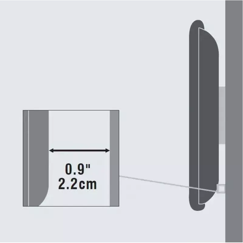 Vivolink VLMW2355 konzola/stojan na TV 139,7 cm (55 inch) čierna