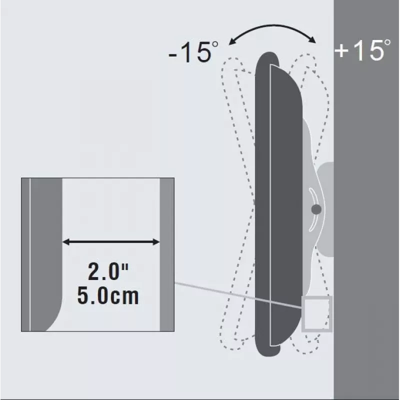 Vivolink VLMW2355T nástenná konzola/stojan na TV 139,7 cm (55