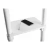 Vivolink VLFS3770 mobilný stojan na TV, otočný, VESA 200x200 - 600x400 mm, biely