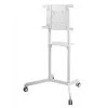 Vivolink VLFS3770 mobilný stojan na TV, otočný, VESA 200x200 - 600x400 mm, biely