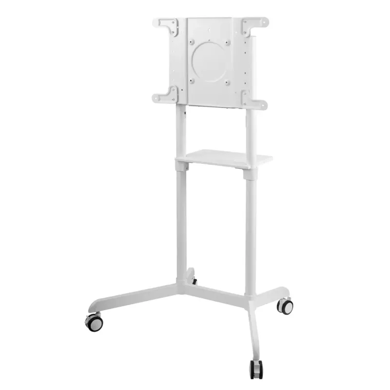 Vivolink VLFS3770 mobilný stojan na TV, otočný, VESA 200x200 - 600x400 mm, biely