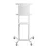 Vivolink VLFS3770 mobilný stojan na TV, otočný, VESA 200x200 - 600x400 mm, biely