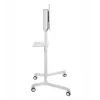 Vivolink VLFS3770 mobilný stojan na TV, otočný, VESA 200x200 - 600x400 mm, biely