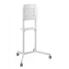 Vivolink VLFS3770 mobilný stojan na TV, otočný, VESA 200x200 - 600x400 mm, biely