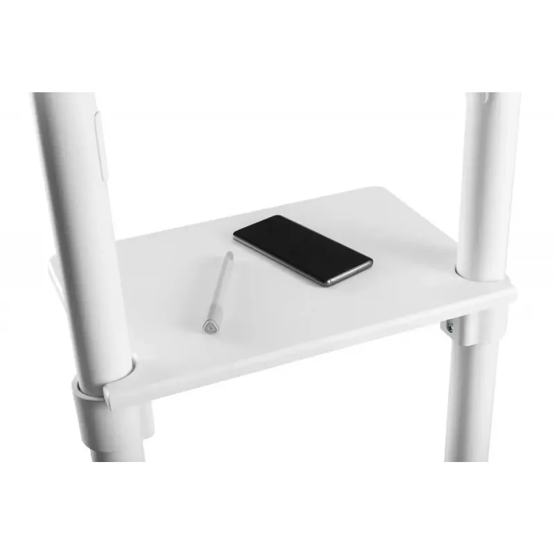 Vivolink VLFS3770 mobilný stojan na TV, otočný, VESA 200x200 - 600x400 mm, biely