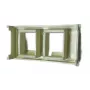 Zásuvkový panel VivoLink WI221266 pre 2 x Keystone – panel pre dva moduly Keystone