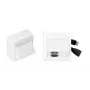 Vivolink WI221261 nástavec zásuvky HDMI + USB A biely 2 moduly