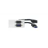 Vivolink WI221261 nástavec zásuvky HDMI + USB A biely 2 moduly