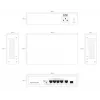 Sieťový switch Ernitec ELECTRA-U04-1GB-60W 4 porty 1 GB 60 W