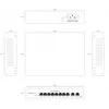 Ernitec ELECTRA-U08-1GB-110W sieťový switch 8 portov 1 GB