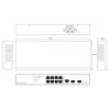 Sieťový switch Ernitec ELECTRA-M08-1GB-150W 8 portov 1 GB 150 W