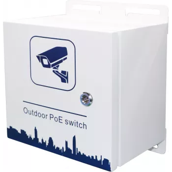 Ernitec ELECTRA-M10-OUTDOOR-200 sieťový switch Managed L2 Gigabit Ethernet (10/100/1000) Power over Ethernet (PoE) sivá