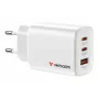 Verbatim Essentials GaN nabíjačka 65W EU konektor biela, interiér, AC, 20 V, biela