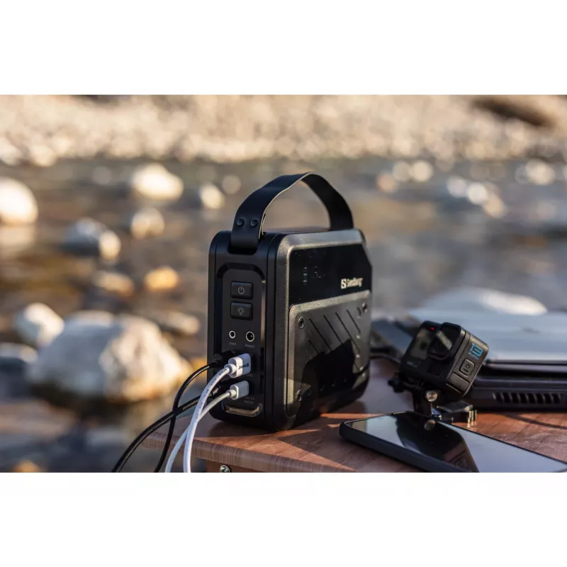 Prenosná DC powerstation SANDBERG Sandberg DC Power Station 72000 — LMFP 72 000 mAh, DC & USB-C vstup, čierna