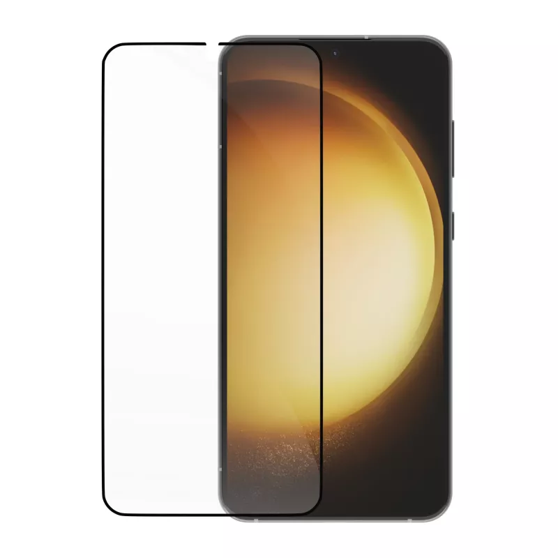 dbramante1928 Eco-Shield Galaxy S23+ čierny edge ochrana displeja proti prachu a škrabancom matná