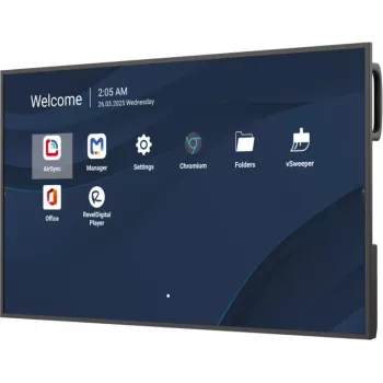 Profesionálny komerčný displej VIEWSONIC 43 palcov (109,2 cm) 4K UHD LCD, 500 cd/m², Android 14, 24/7, Wi‑Fi