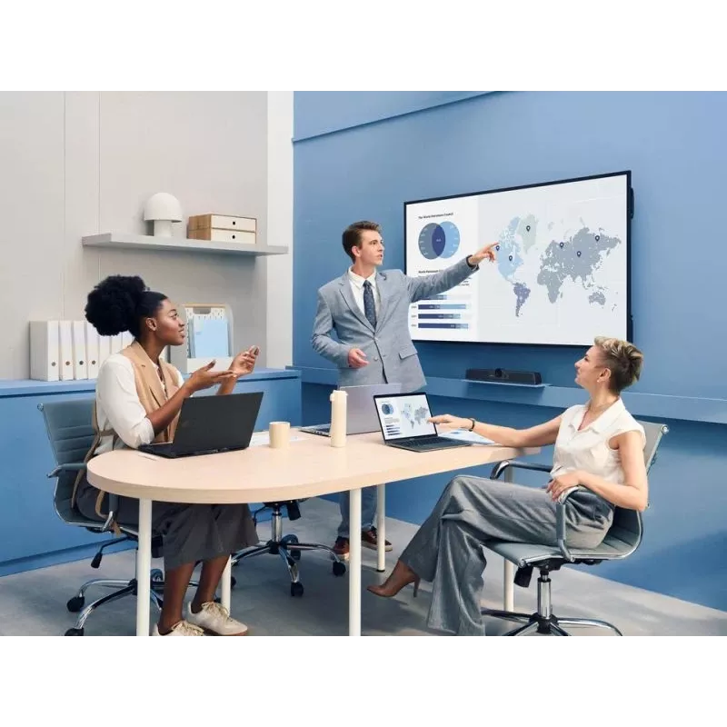 Profesionálny 65-palcový 4K komerčný displej VIEWSONIC CDE6531-1C, 3840×2160, 500 cd/m², Android 14, 24/7, VESA