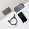Dátový kábel USB 2.0 native union BELT-ULC-ZEB-NP 2 m USB A na USB‑C / Micro‑USB B / Lightning čierny biely