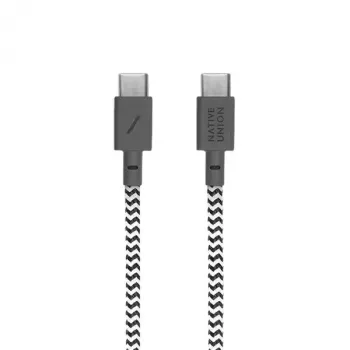 Kábel USB-C Native Union BELT-C-ZEB-2-NP 1,2 m USB-C na USB-C čierny/biely