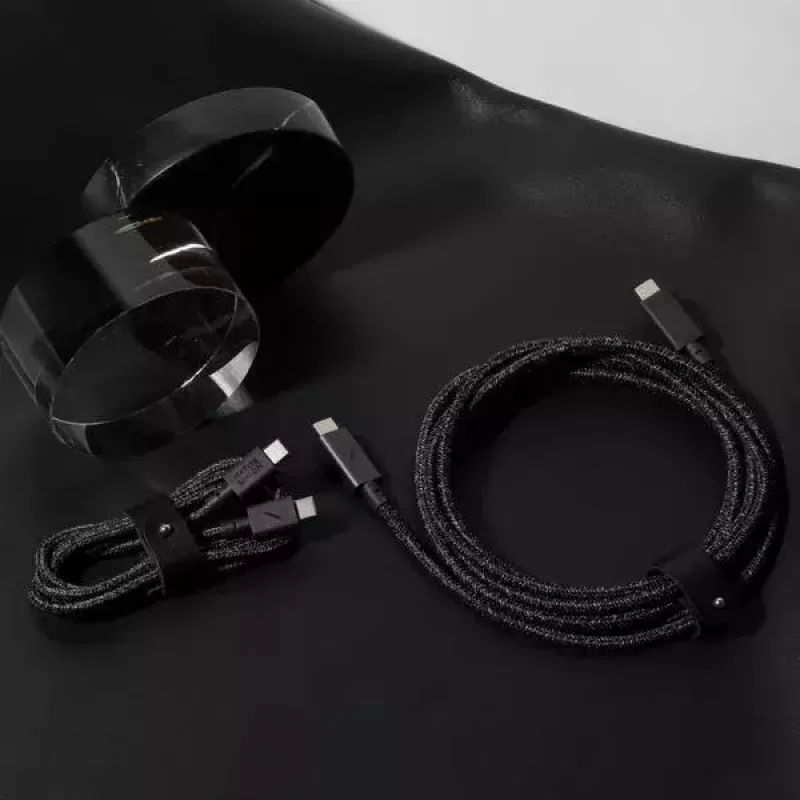 Kábel USB-C Native Union BELT-C-ZEB-2-NP 1,2 m USB-C na USB-C čierny/biely