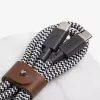 Kábel USB-C Native Union BELT-C-ZEB-2-NP 1,2 m USB-C na USB-C čierny/biely
