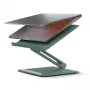 Stojan na notebook a tablet native union HOME-STAND-GRN hliník a silikón, zelený, max. výška 60 cm, šírka 220 mm hĺbka 60 mm výška 259 mm