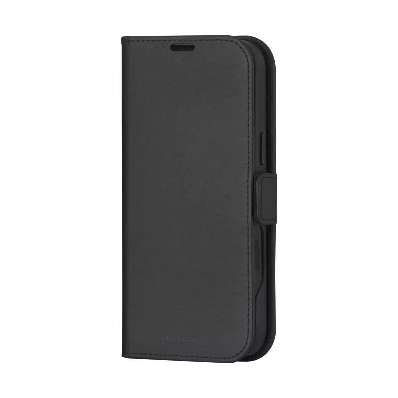 Folio puzdro dbramante1928 Lynge MagSafe iPhone 16 čierna 3 priehradky na karty