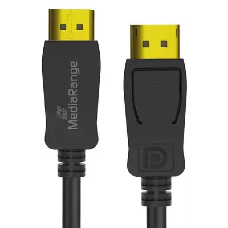 DisplayPort kábel MediaRange MRCS248 2 m, DisplayPort na DisplayPort, čierny
