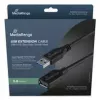USB-A na USB-A kábel MediaRange MRCS241 USB 3.2 Gen 1 (5 Gbit/s) 5 m čierny