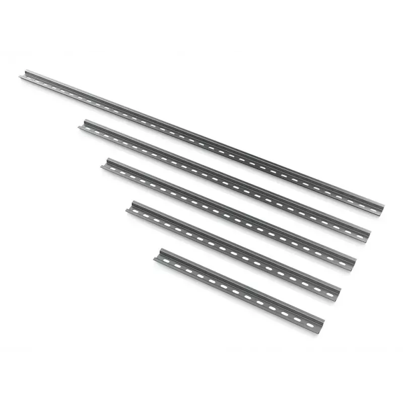 DIN lištový panel Lanview RWMIP65-DIN-W600MM — kovové puzdro, šírka 600 mm, IP65