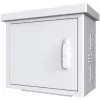 Lanview RCCTV002 Midi Radius CCTV skriňa na montáž na stĺp pre 4 kamery, 600 x 300 x 550 mm, biela