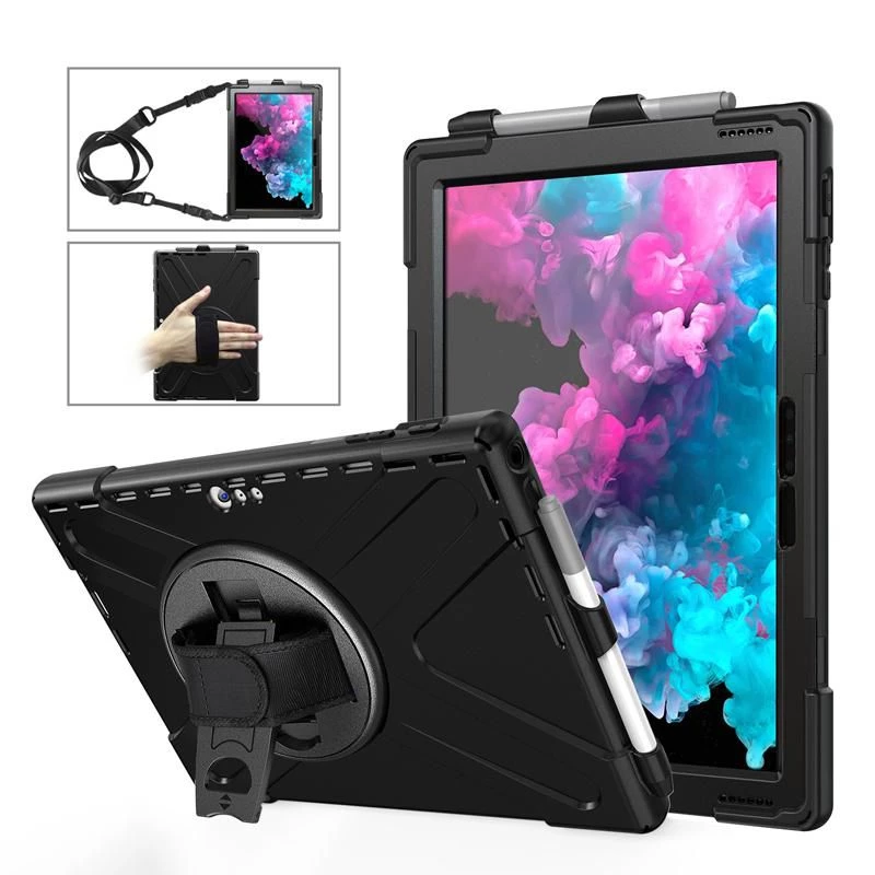 Puzdro eSTUFF AUSTIN Defender Case pre Microsoft Surface Pro 7+/7/6/5/4 čierna