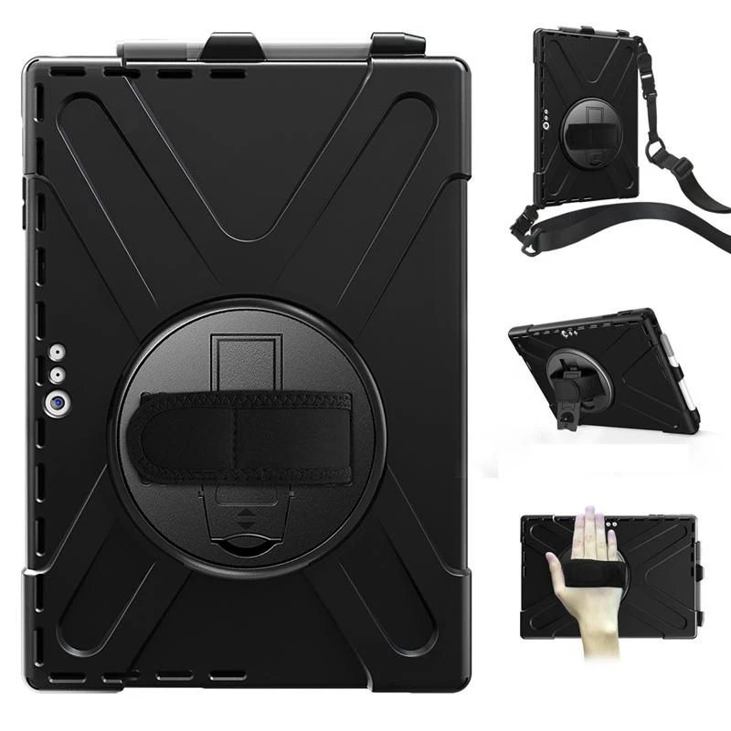 Puzdro eSTUFF AUSTIN Defender Case pre Microsoft Surface Pro 7+/7/6/5/4 čierna