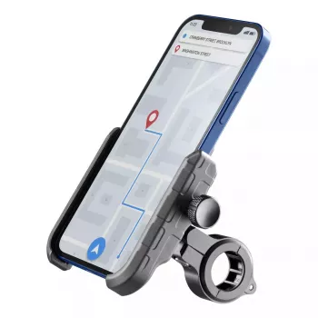 Pasívny držiak Cellularline Rider Steel univerzálny mobilný telefón čierna