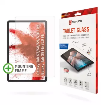 Displex Tablet Glass (9H) pre Samsung Galaxy Tab S7/S8/S9/S9 FE/S10 FE/S10 Lite, Eco montážny rám, nerozbitné