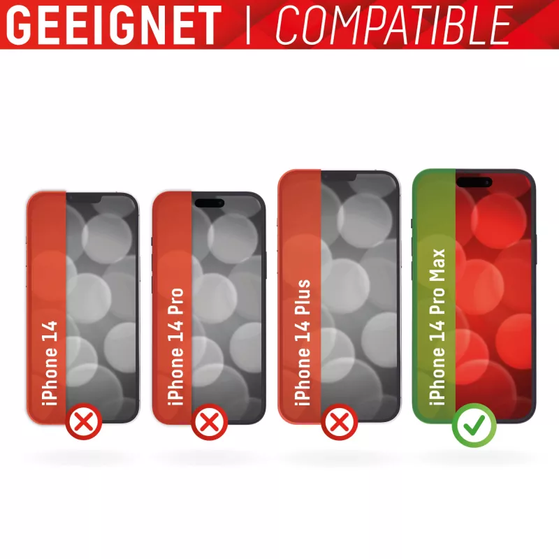 Displex Smart Glass (9H) pre Apple iPhone 14 Pro Max, montážna nálepka, nerozbitné, ultratenké, neviditeľné