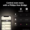 Smart žiarovka Philips ST64 Edison E27 Bluetooth/Zigbee, 7 W, transparentná, 60×135 mm