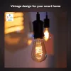 Smart žiarovka Philips ST64 Edison E27 Bluetooth/Zigbee, 7 W, transparentná, 60×135 mm