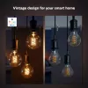 Smart žiarovka Philips ST64 Edison E27 Bluetooth/Zigbee, 7 W, transparentná, 60×135 mm