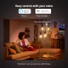 Smart žiarovka Philips ST64 Edison E27 Bluetooth/Zigbee, 7 W, transparentná, 60×135 mm