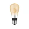 Smart žiarovka Philips ST64 Edison E27 Bluetooth/Zigbee, 7 W, transparentná, 60×135 mm