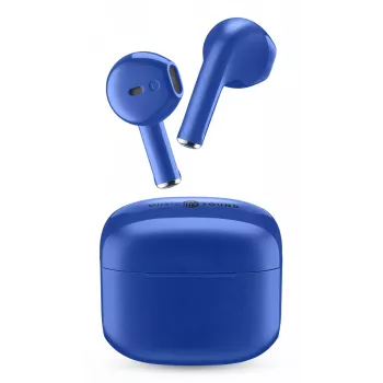 Music Sound SWAG Wireless Earphones – bezdrôtové Bluetooth slúchadlá, kapsulový tvar, tyrkysové