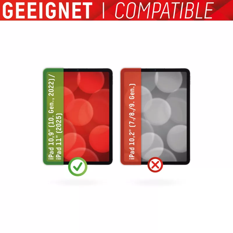 Displex Tablet Glass (9H) pre Apple iPad 10,9 palca (10. gen., 2022)/11 palcov (2025), Eco montážny rám, nerozbitné