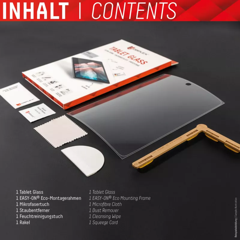 Displex Tablet Glass (9H) pre Apple iPad 10,9 palca (10. gen., 2022)/11 palcov (2025), Eco montážny rám, nerozbitné
