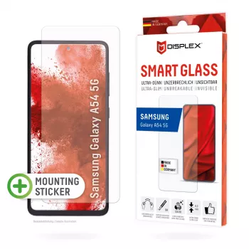Displex Smart Glass (9H) pre Samsung Galaxy A54 5G, montážna nálepka, nerozbitné