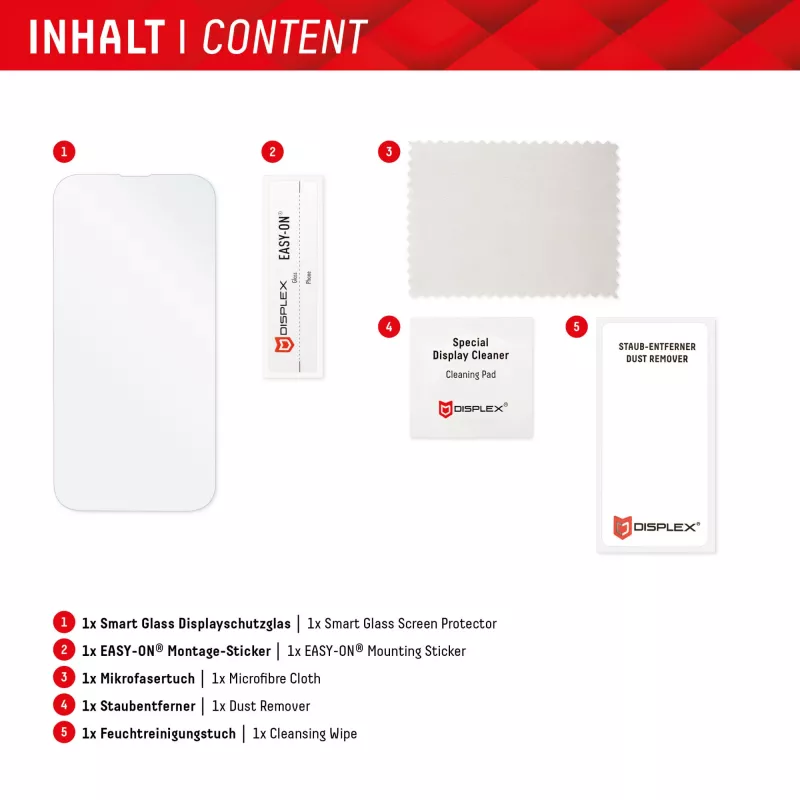 Displex Smart Glass (9H) pre Samsung Galaxy A54 5G, montážna nálepka, nerozbitné