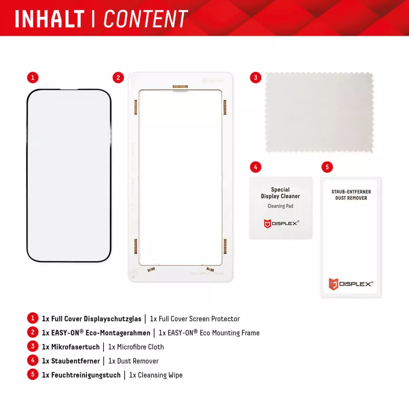 Displex Full Cover Screen Protector (10H) pre Samsung Galaxy A54 5G, Eco-Montagerahmen, Full Cover