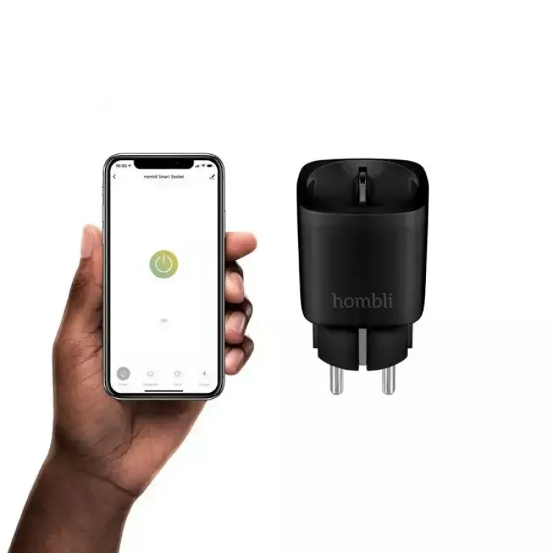 Hombli HBSS-0100 inteligentná zásuvka, EU, čierna