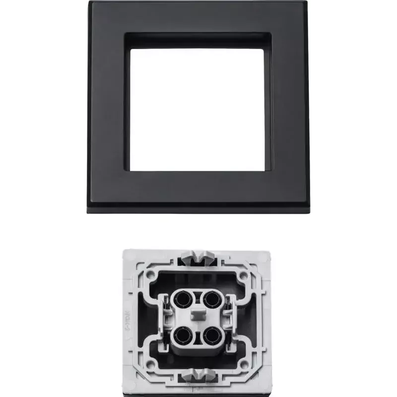 Kryt pre elektrický spínač Homematic IP 156171A0, sivý, 86×86×16 mm