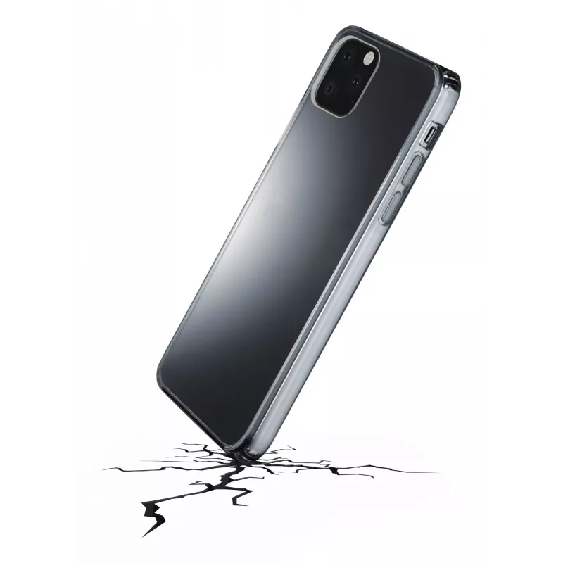 Cellularline Clear Protect - iPhone 12/12 Pro pevný kryt s gumenými okrajmi
